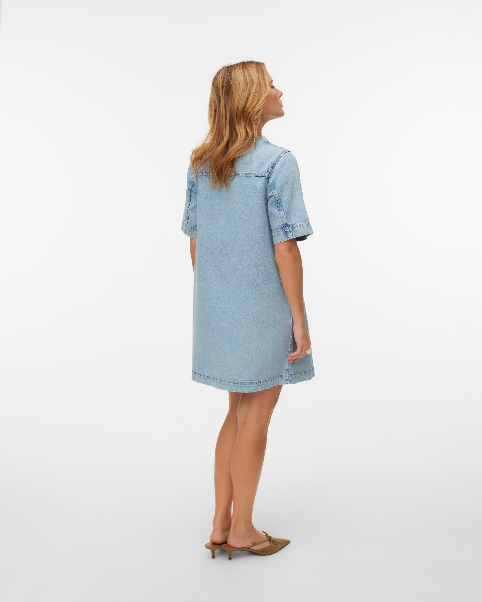 VMFONDA DENIM MINI DRESS